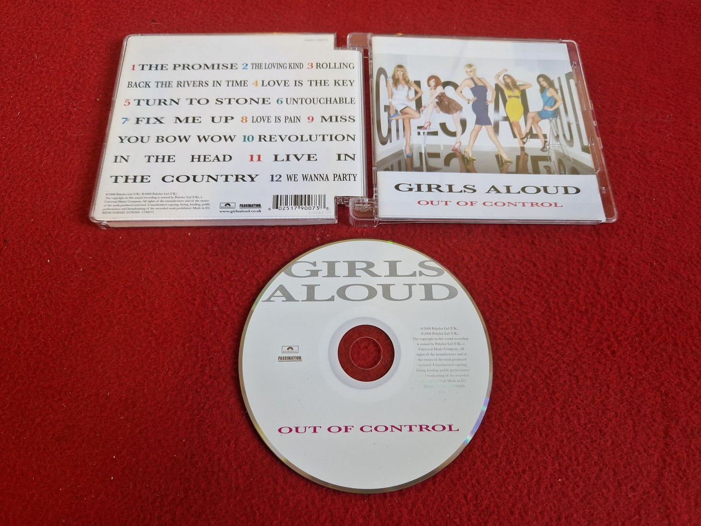 GIRLS ALOUD OUT OF CONTROL till CD