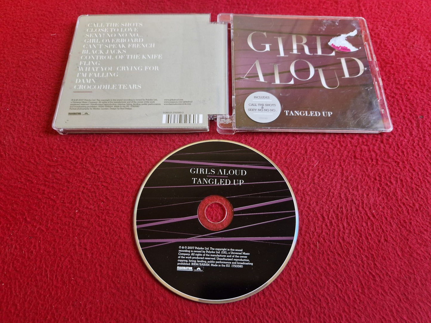 GIRLS ALOUD TANGLED UP CD