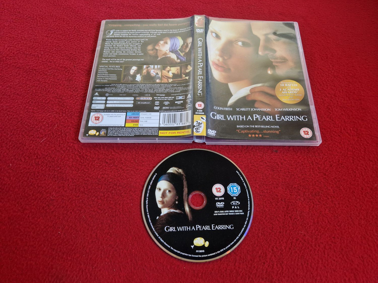 GIRL WITH A PEARL EARRING DVD