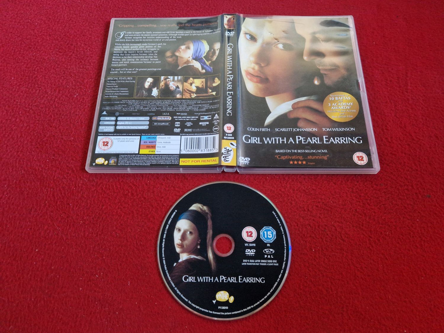 GIRL WITH A PEARL EARRING DVD