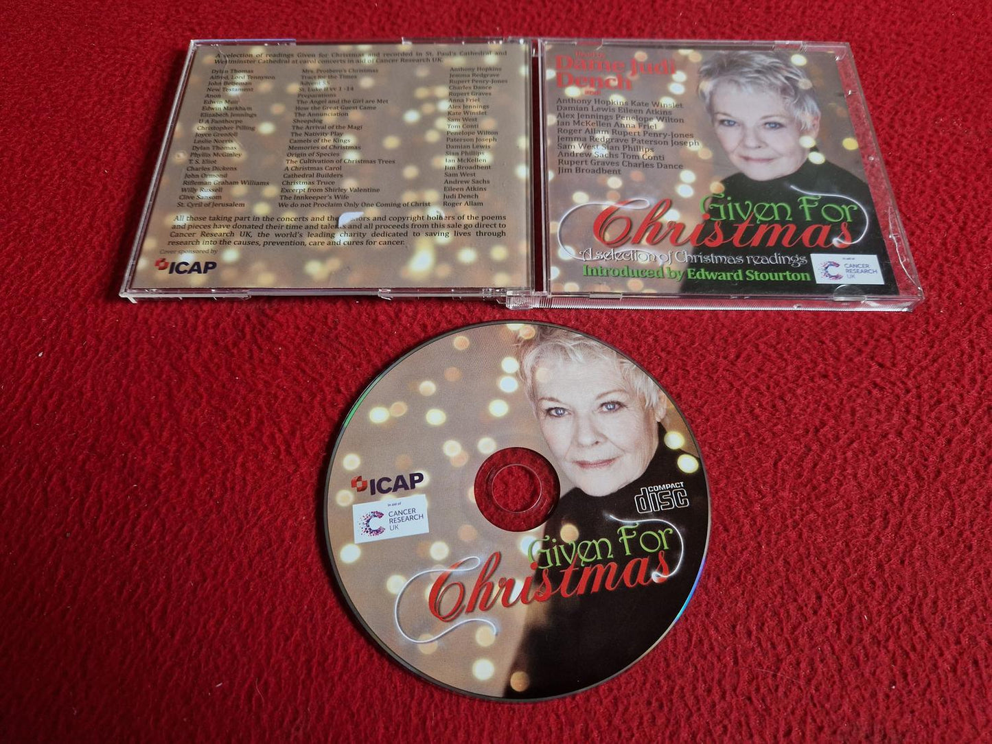 GIVEN FOR CHRISTMAS - READ BY DAME JUDI DENCH (EJ MUSIK) CD