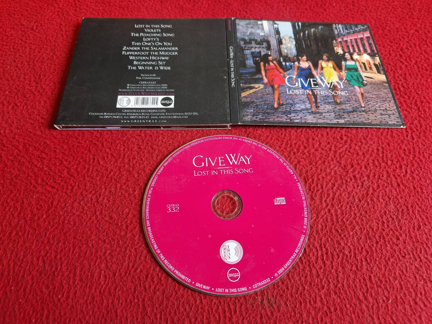 GIVE WAY LOST IN THIS SONG CD