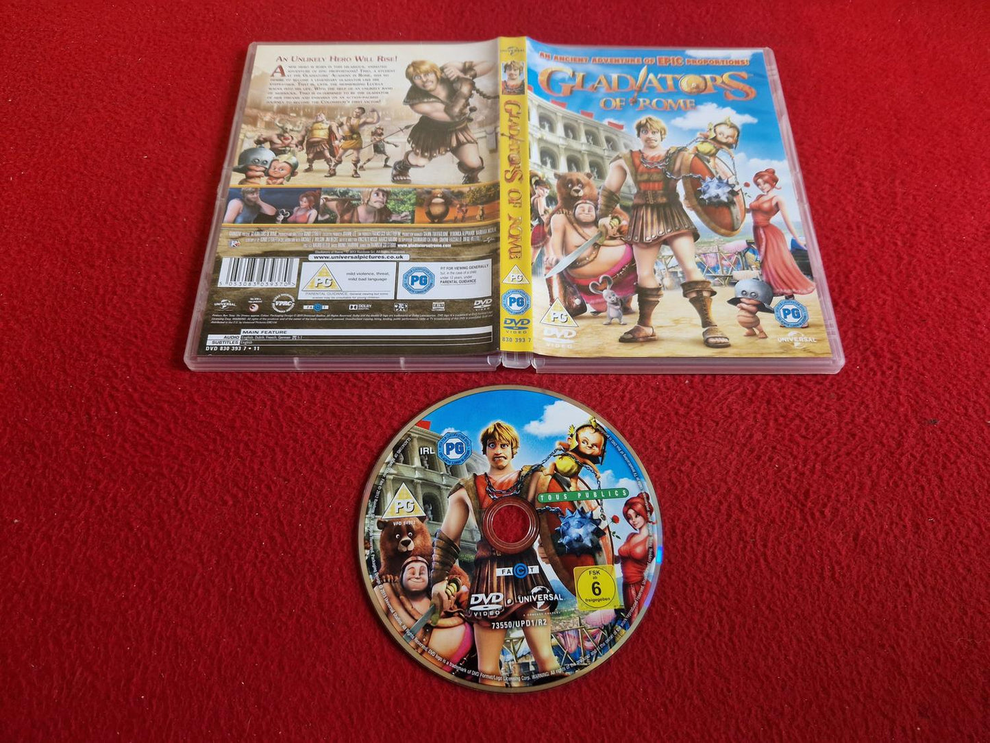 GLADIATORS OF ROME DVD