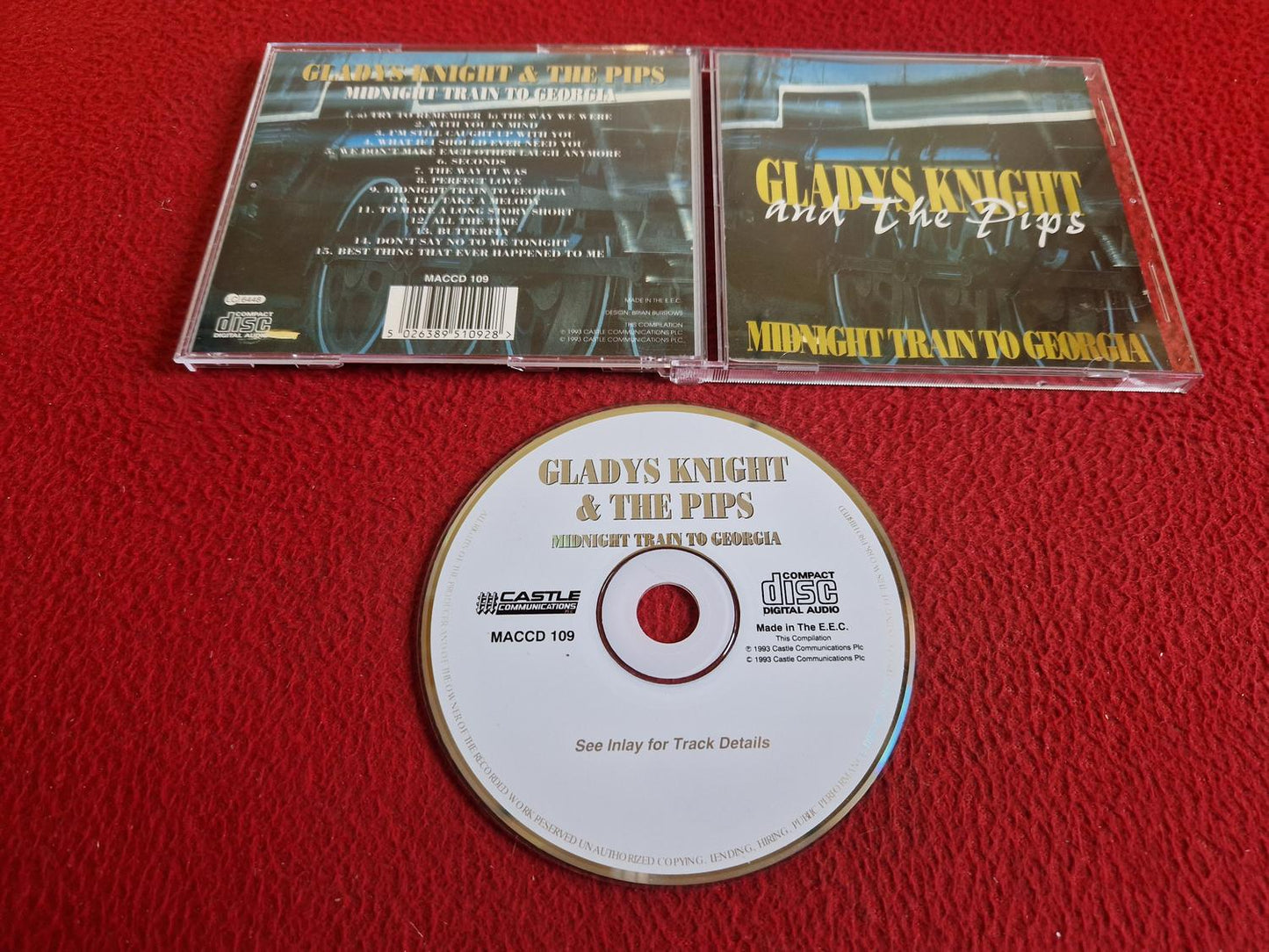 GLADYS KNIGHT AND THE PIPS MIDNIGHT TRAIN TO GEORGIA CD