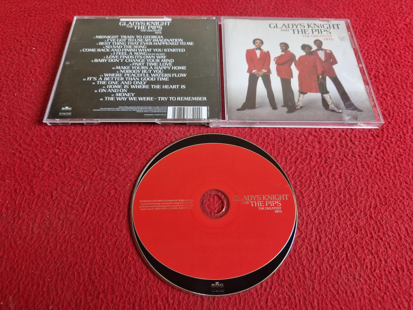 GLADYS KNIGHT AND THE PIPS THE GREATEST HITS CD