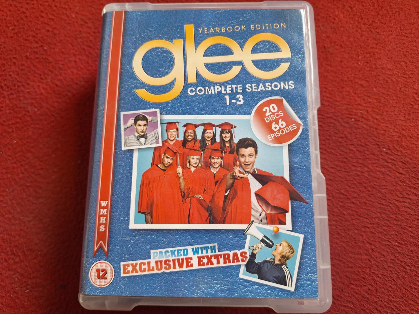 GLEE SEASONS 1 - 3 [ ENGELSK TEXT ] BOX DVD