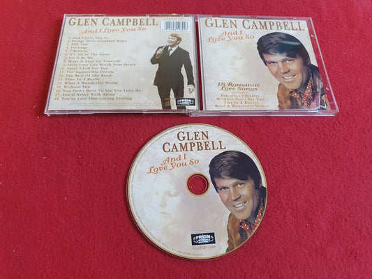 GLEN CAMPBELL AND I LOVE YOU SO till CD