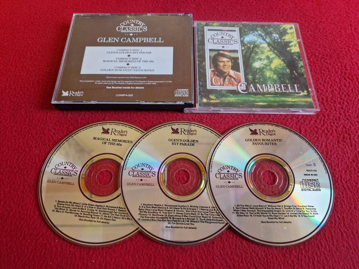 GLEN CAMPBELL COUNTRY CLASSICS CD BOX