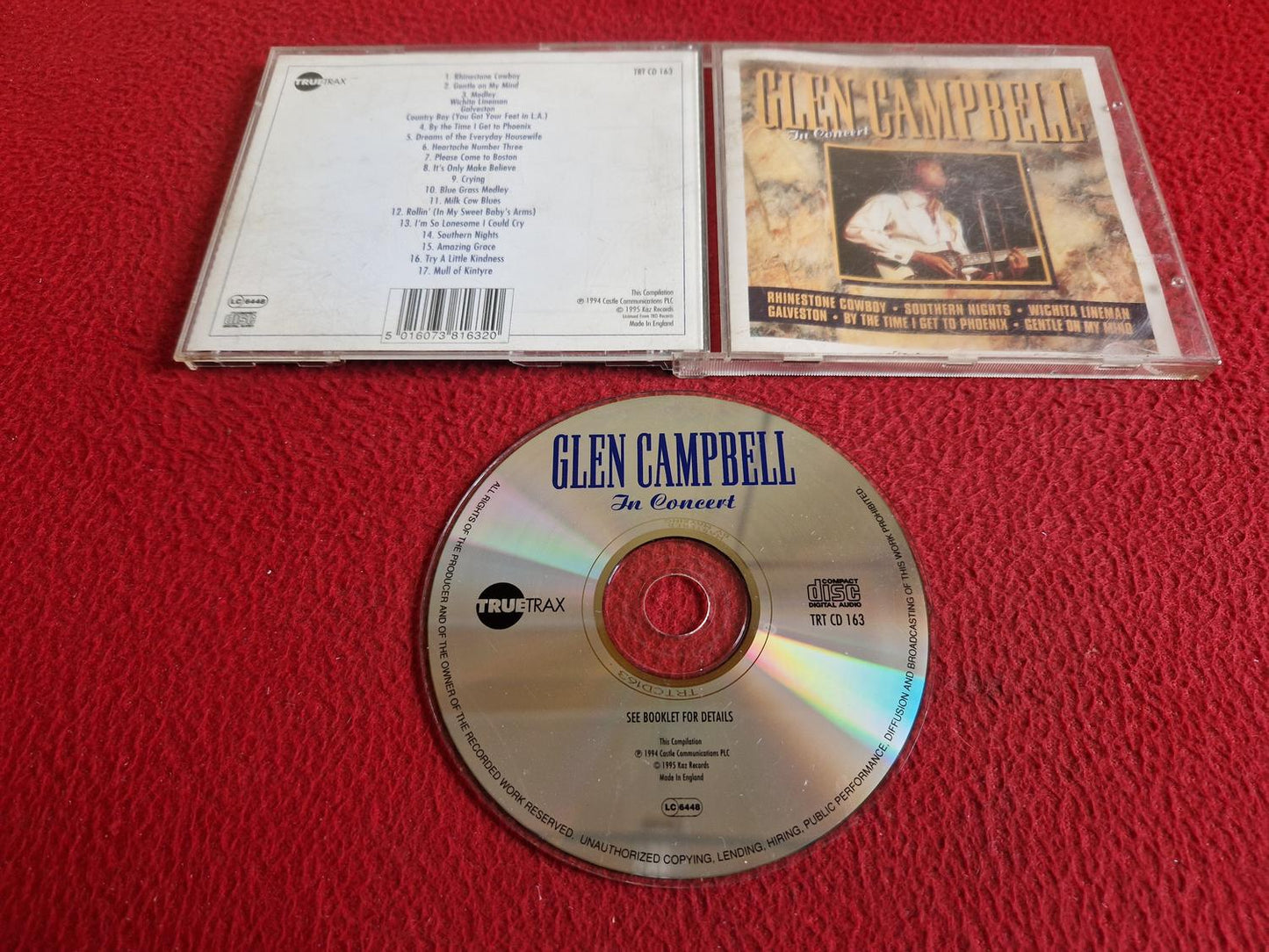 GLEN CAMPBELL IN CONCERT CD