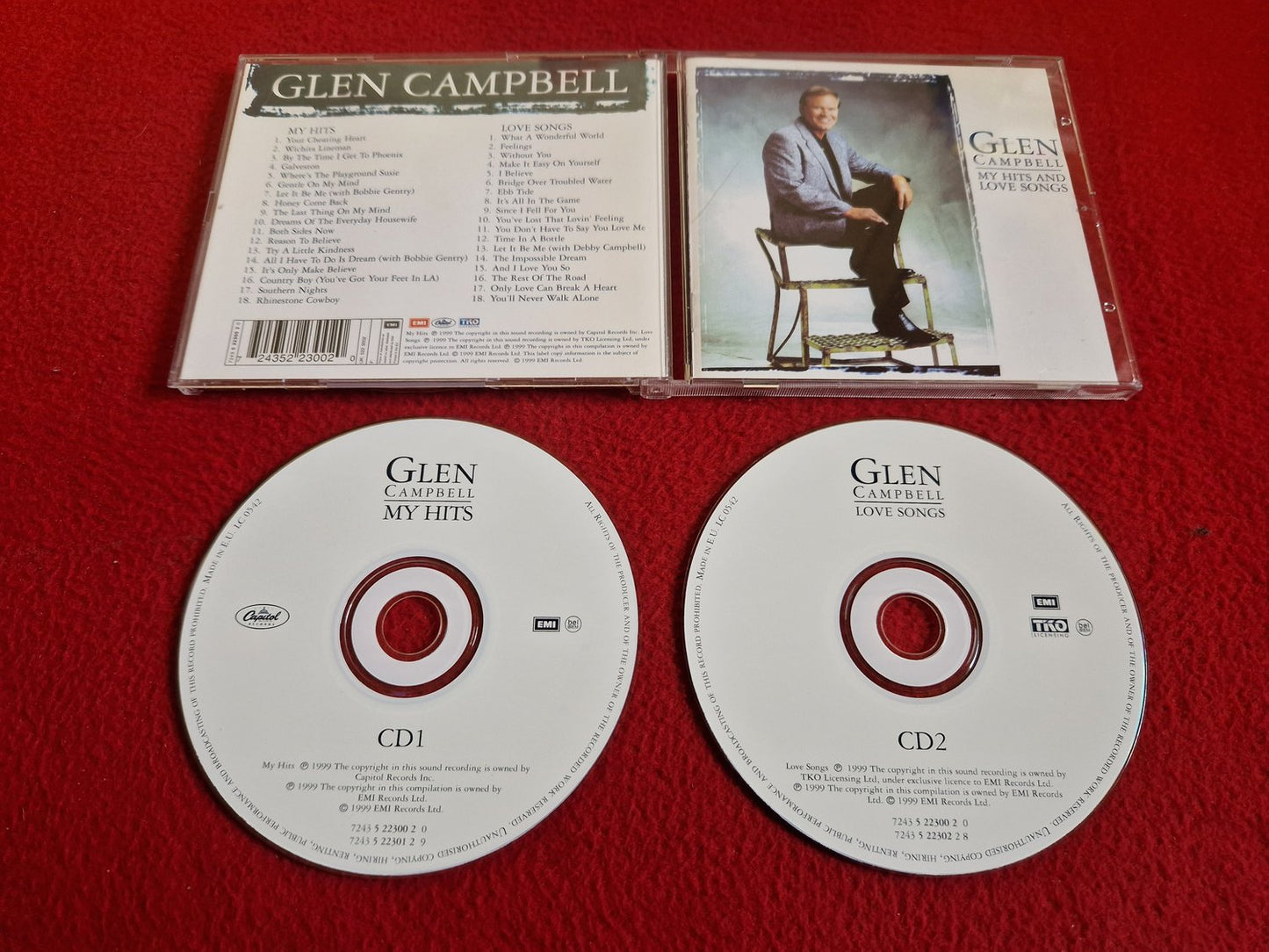 GLEN CAMPBELL MY HITS AND LOVE SONGS CD