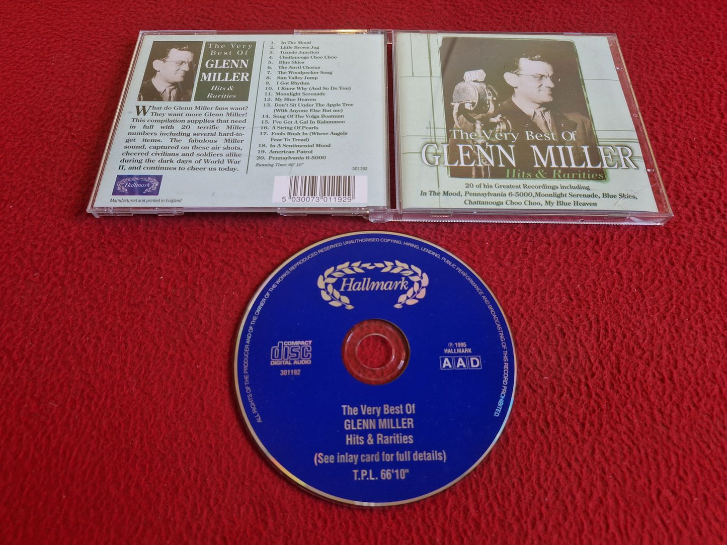 GLENN MILLER HITS & RARITIES THE VERY BEST OF CD