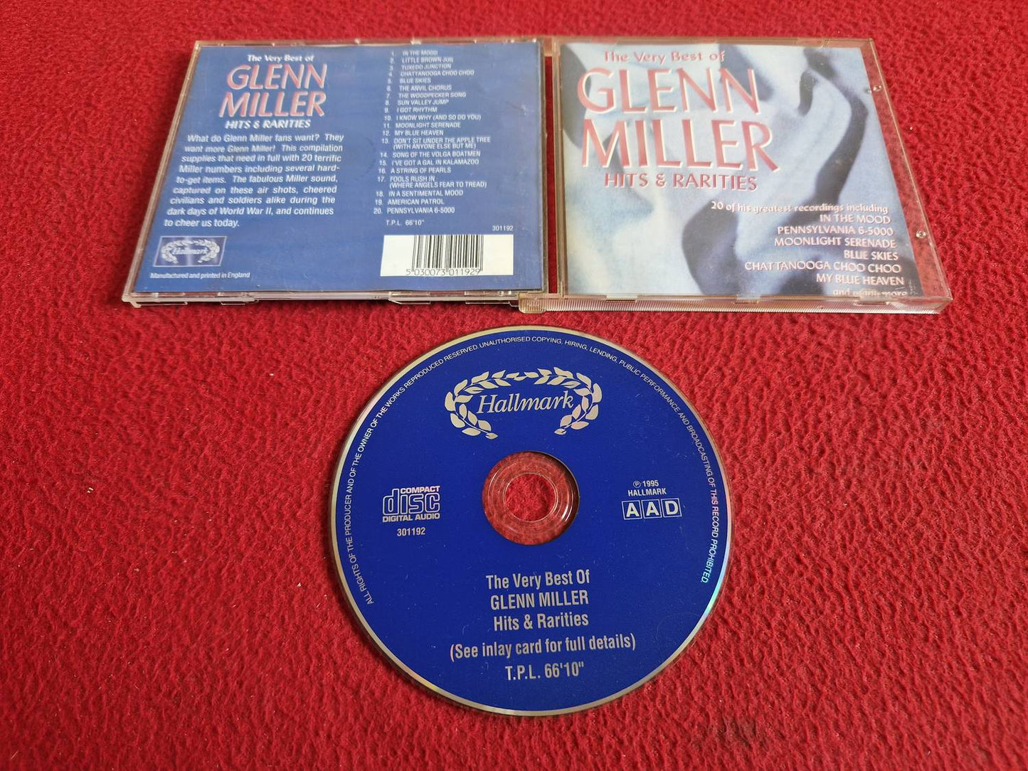 GLENN MILLER HITS & RARITIES THE VERY BEST OF CD