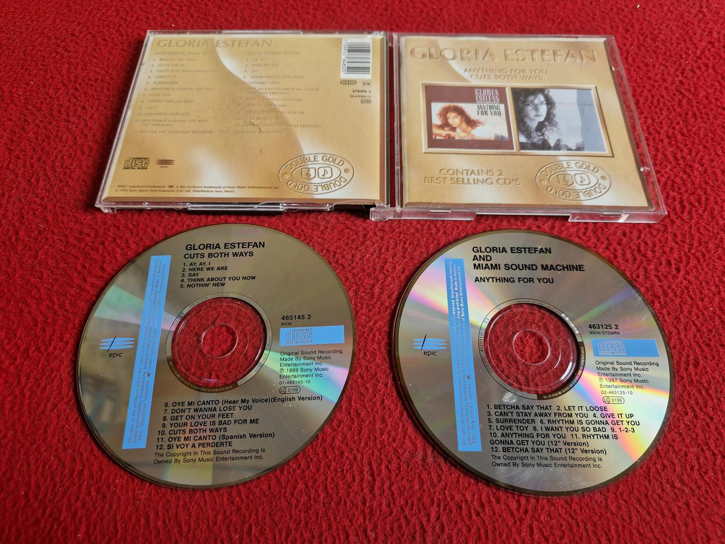 GLORIA ESTEFAN ANYTHING FOR YOU / CUTS BOTH WAYS CD