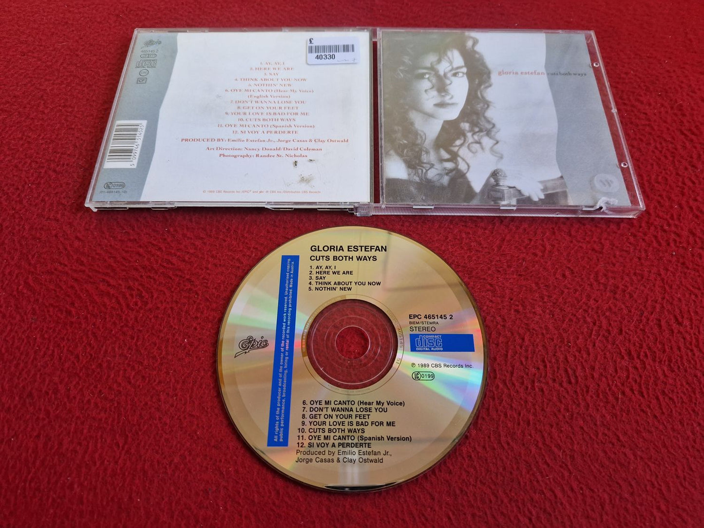 GLORIA ESTEFAN CUTS BOTH WAYS CD