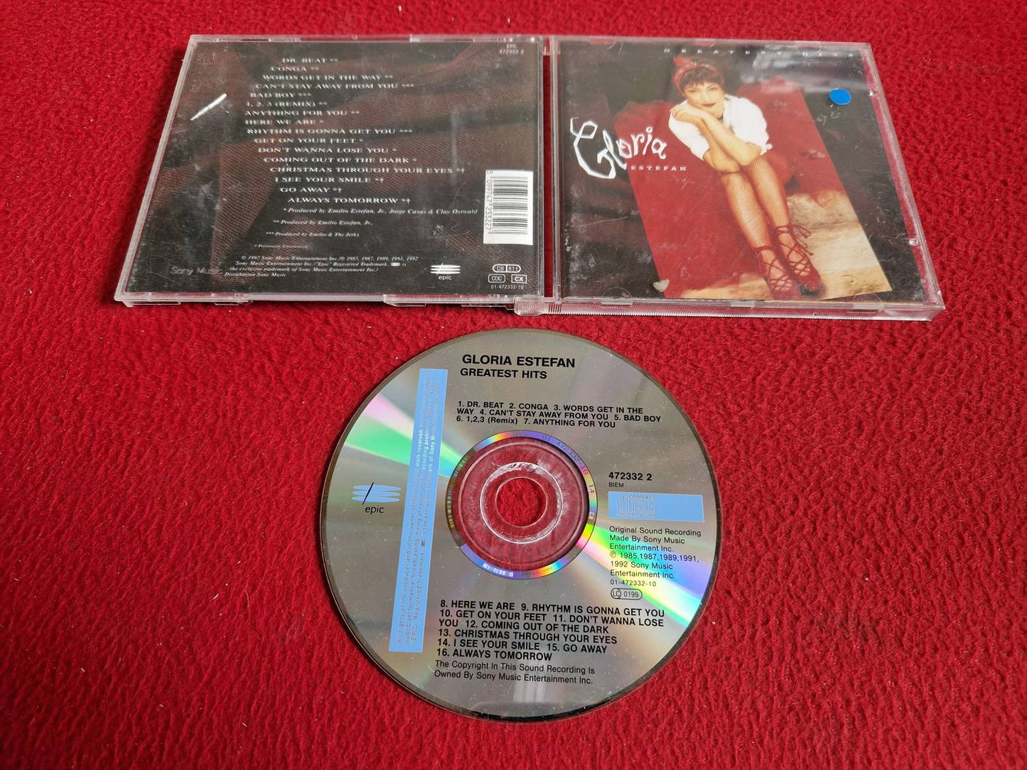 GLORIA ESTEFAN GREATEST HITS CD