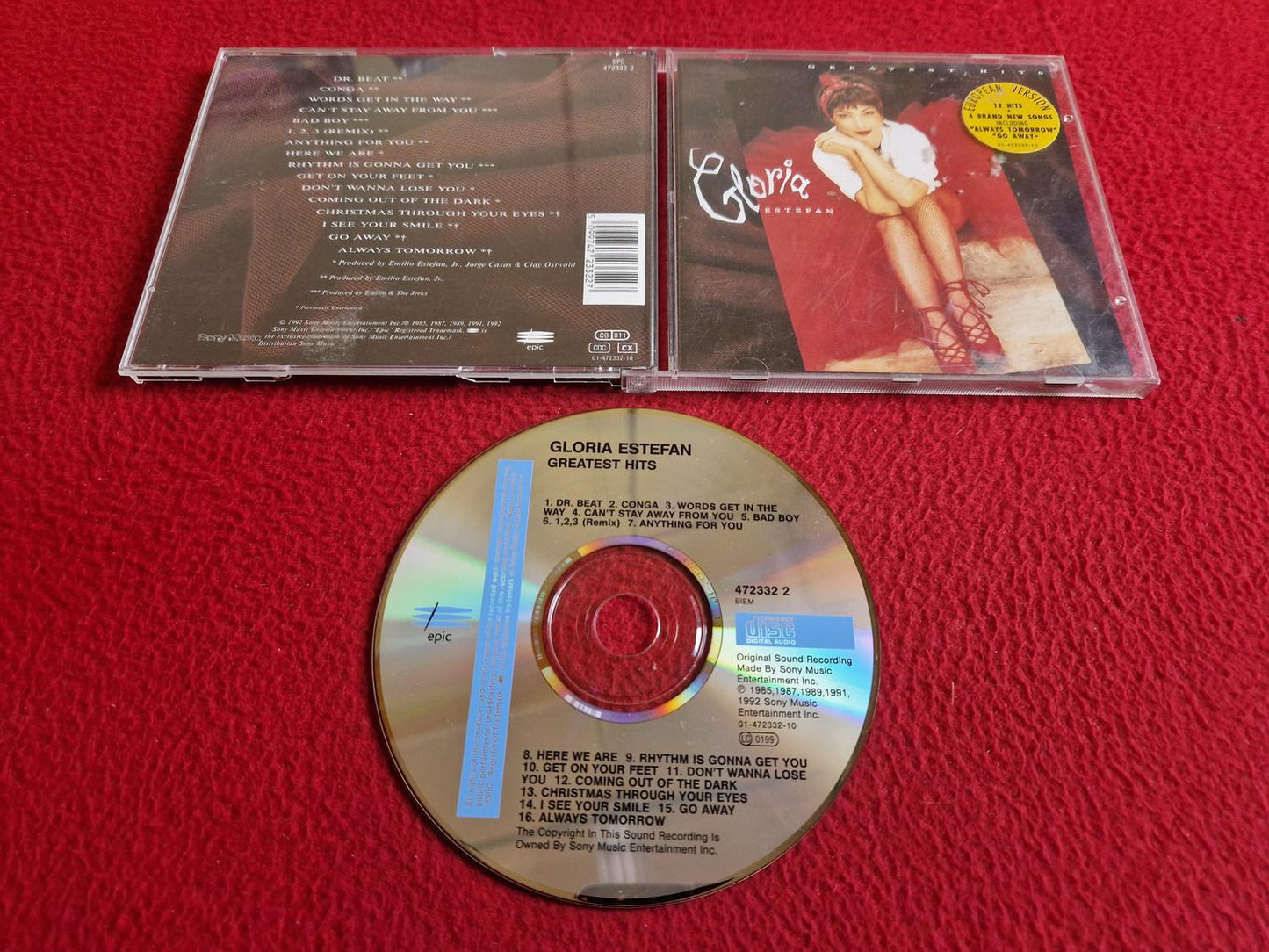 GLORIA ESTEFAN GREATEST HITS CD
