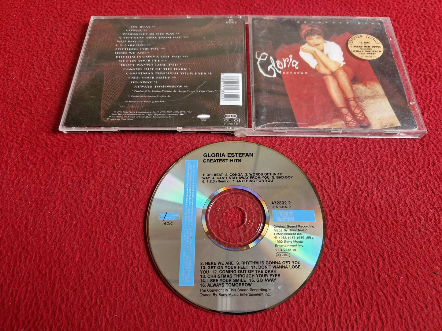 GLORIA ESTEFAN GREATEST HITS CD