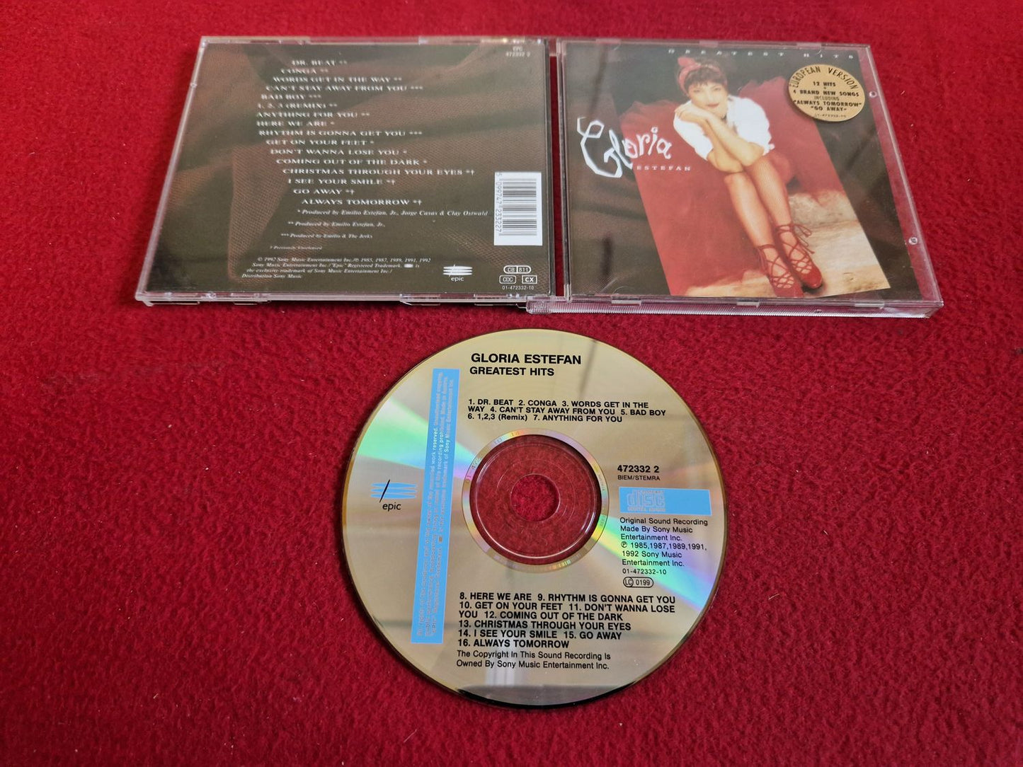 GLORIA ESTEFAN GREATEST HITS CD