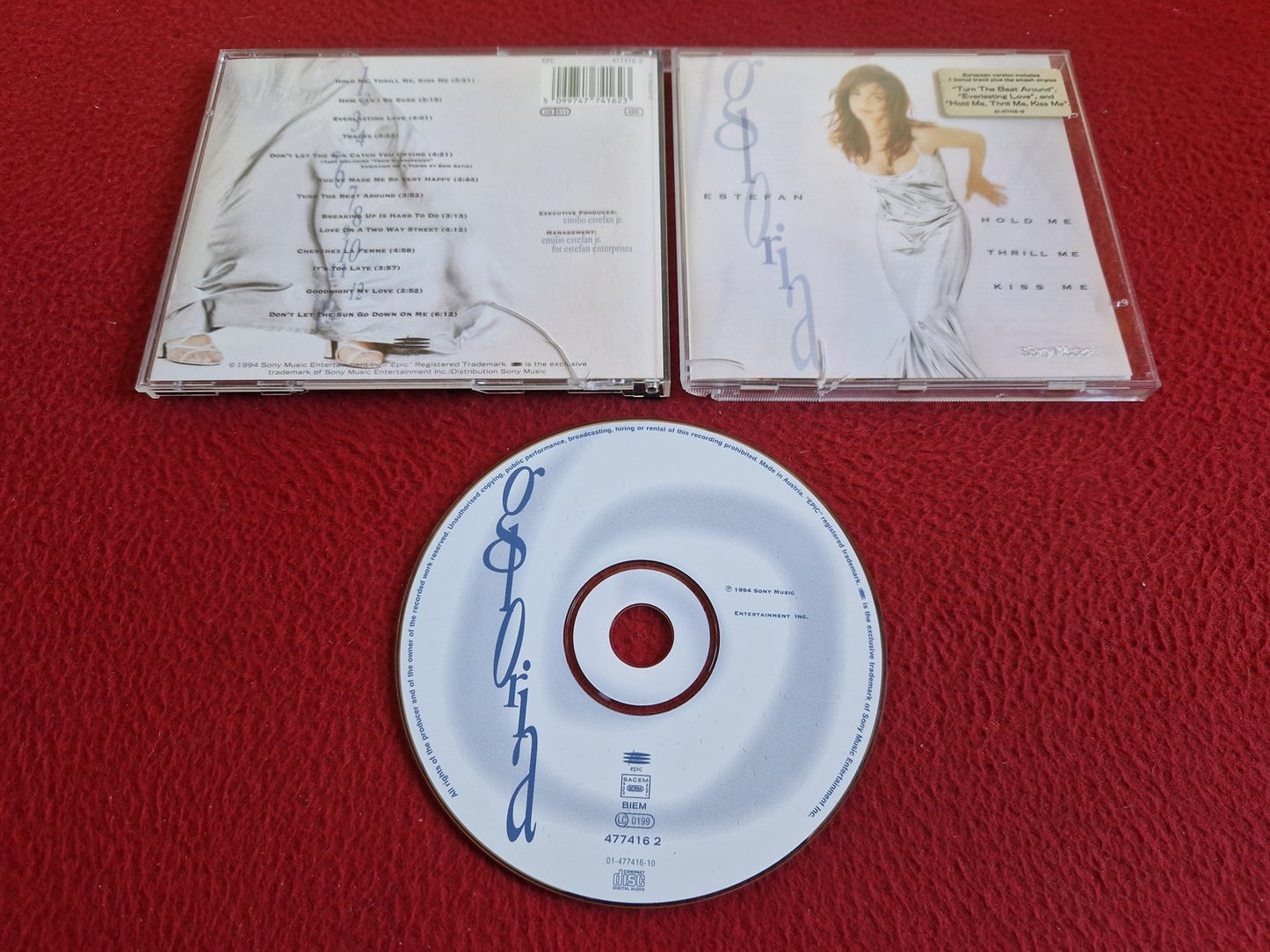 GLORIA ESTEFAN HOLD ME THRILL ME KISS ME CD