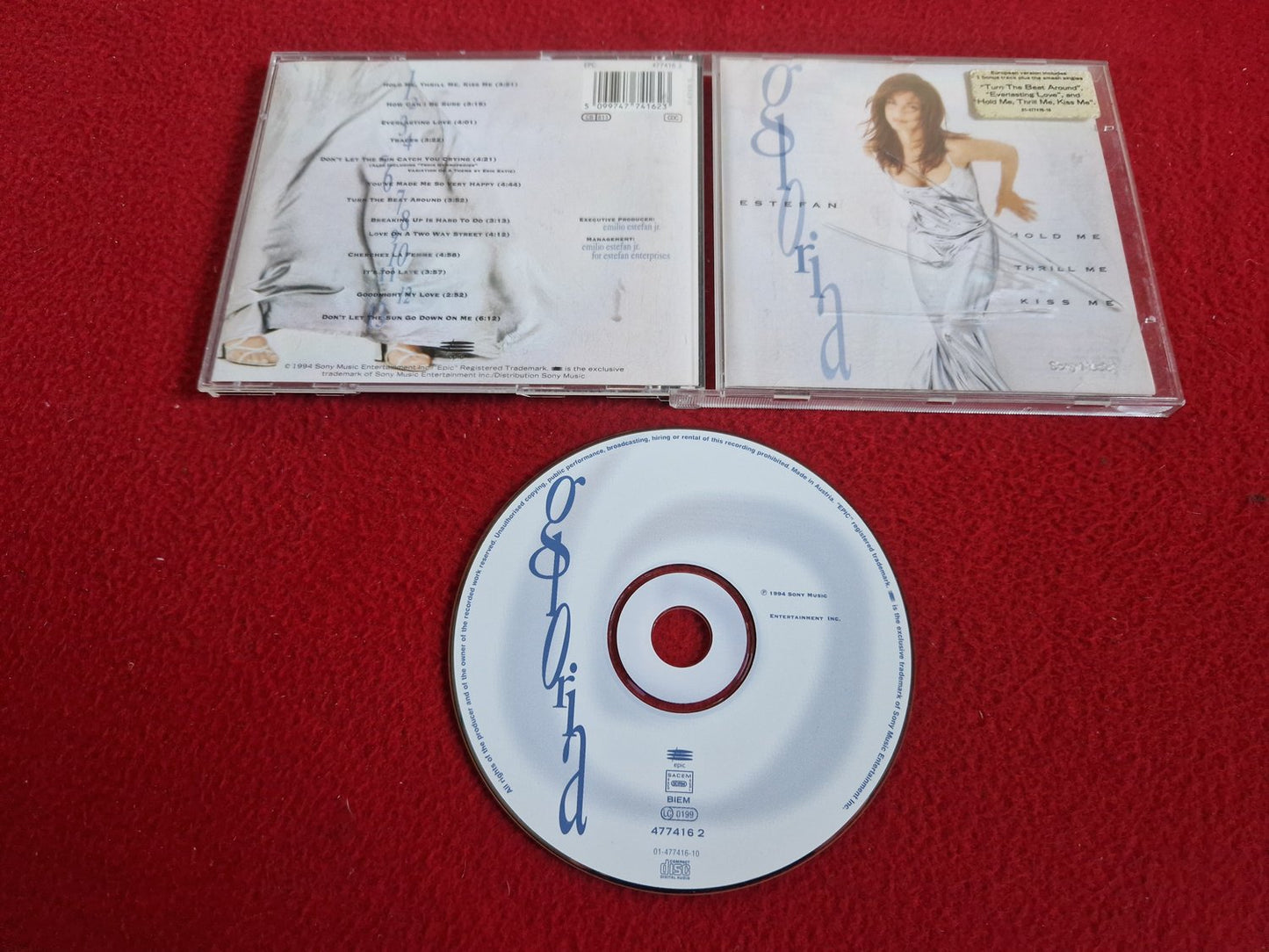 GLORIA ESTEFAN HOLD ME THRILL ME KISS ME CD