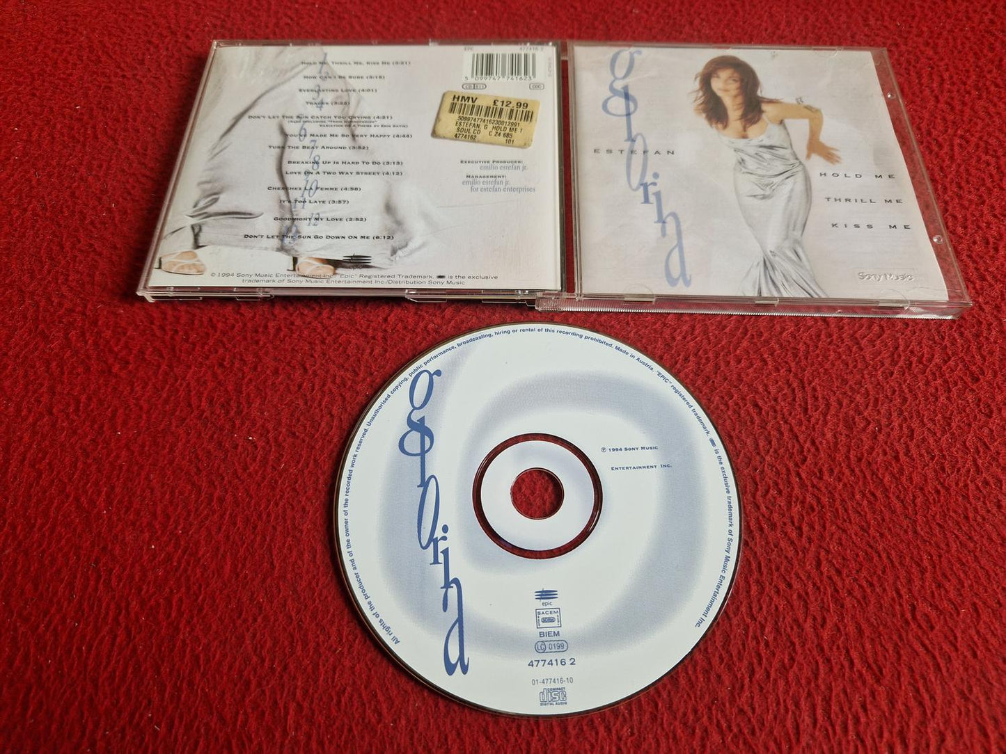 GLORIA ESTEFAN HOLD ME THRILL ME KISS ME CD