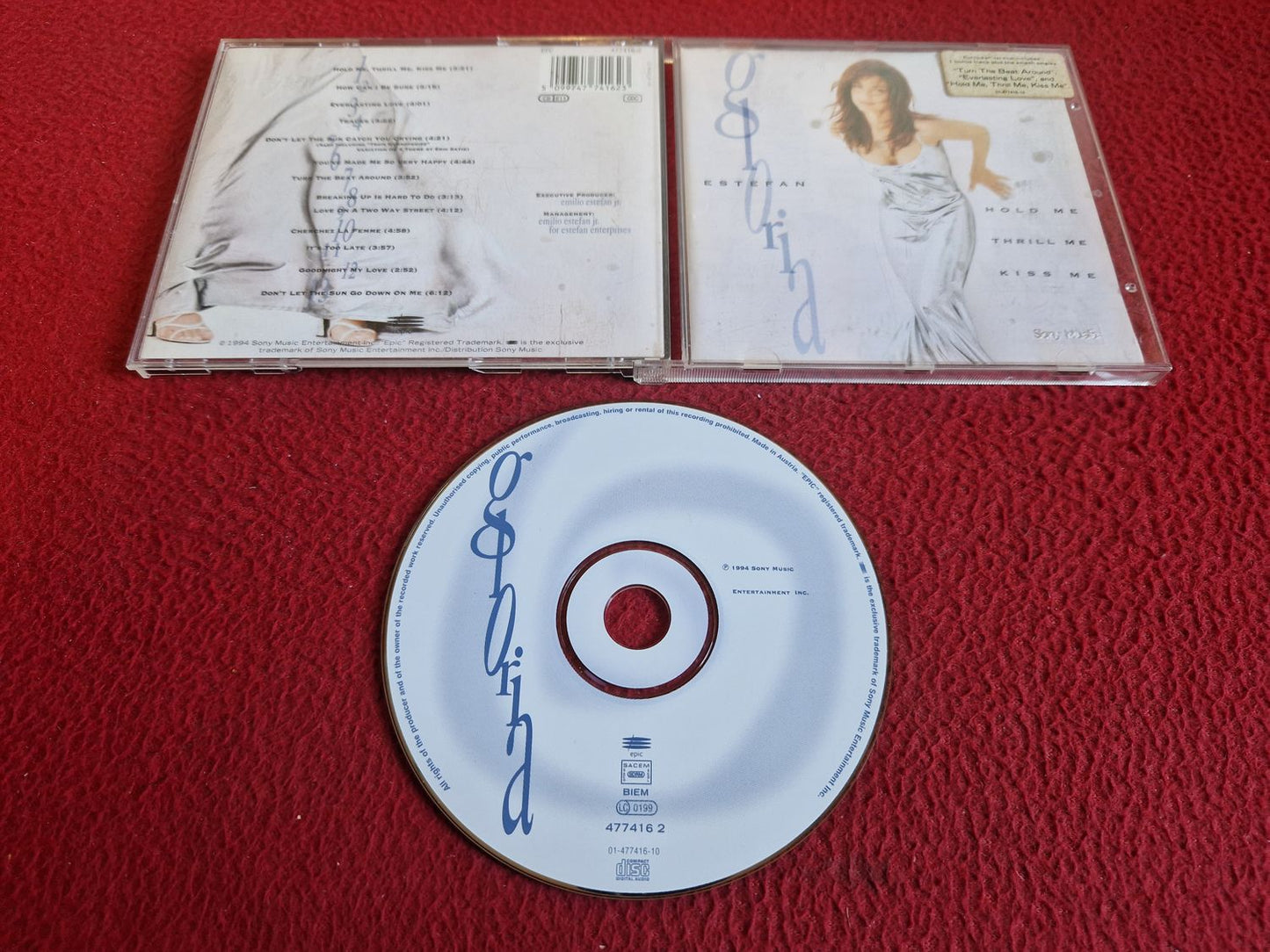 GLORIA ESTEFAN HOLD ME THRILL ME KISS ME CD