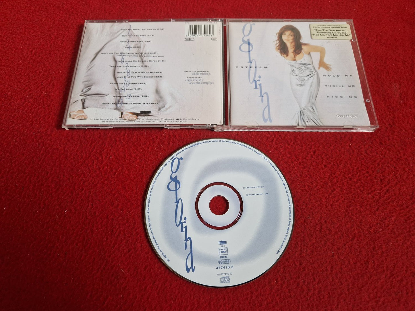 GLORIA ESTEFAN HOLD ME THRILL ME KISS ME till CD