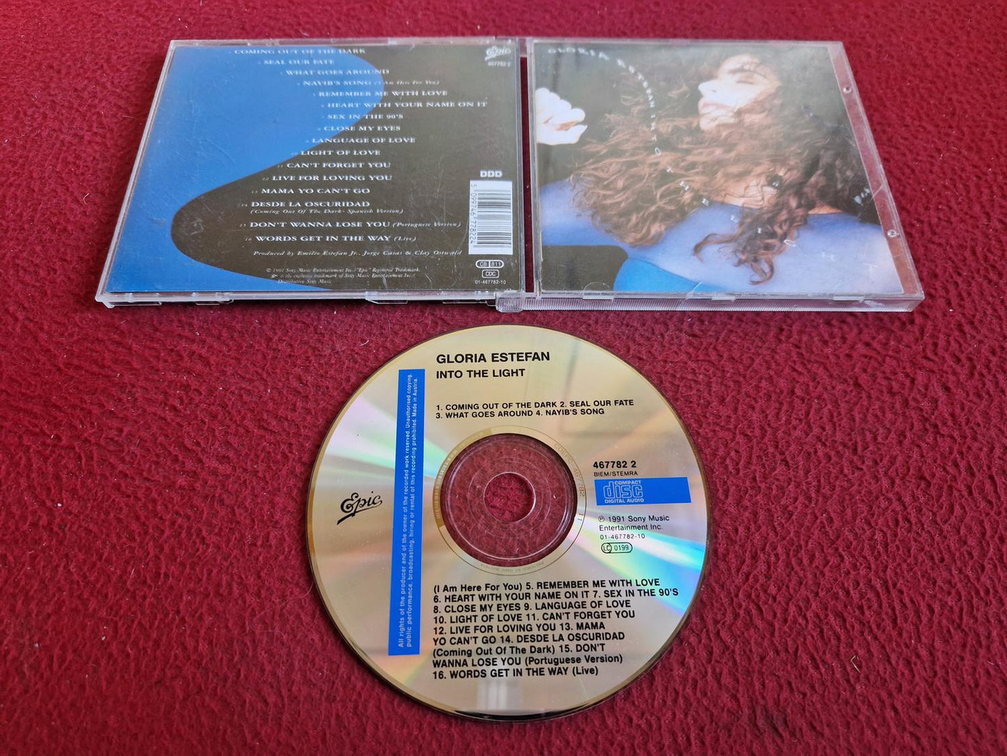 GLORIA ESTEFAN INTO THE LIGHT CD
