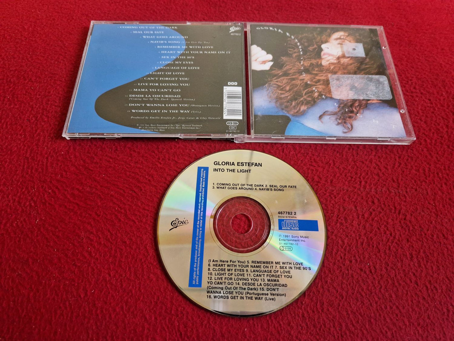 GLORIA ESTEFAN INTO THE LIGHT CD