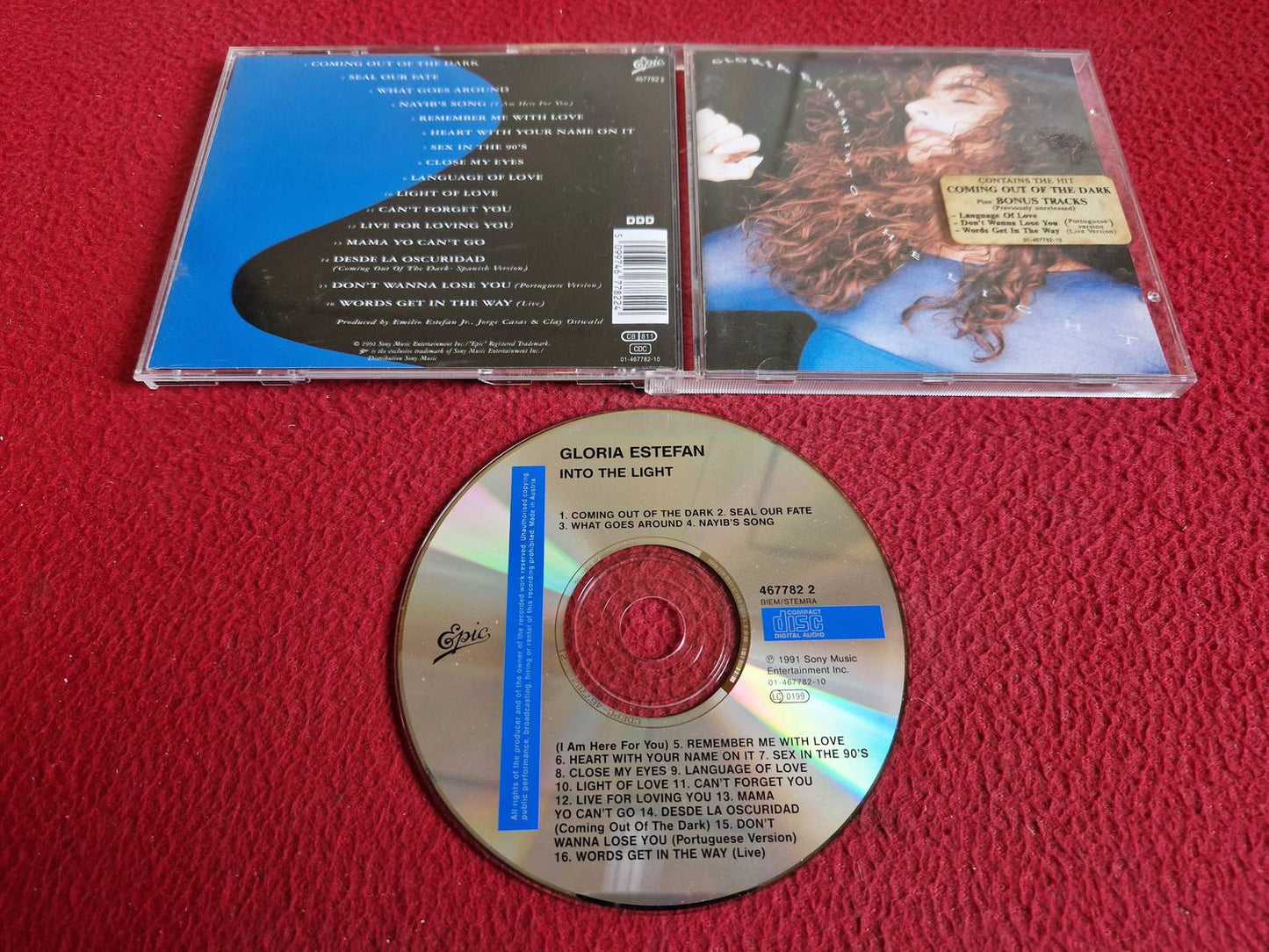 GLORIA ESTEFAN INTO THE LIGHT CD