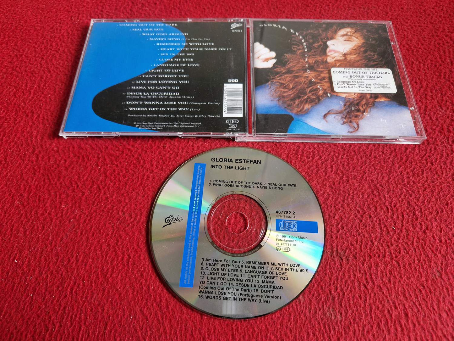 GLORIA ESTEFAN INTO THE LIGHT CD