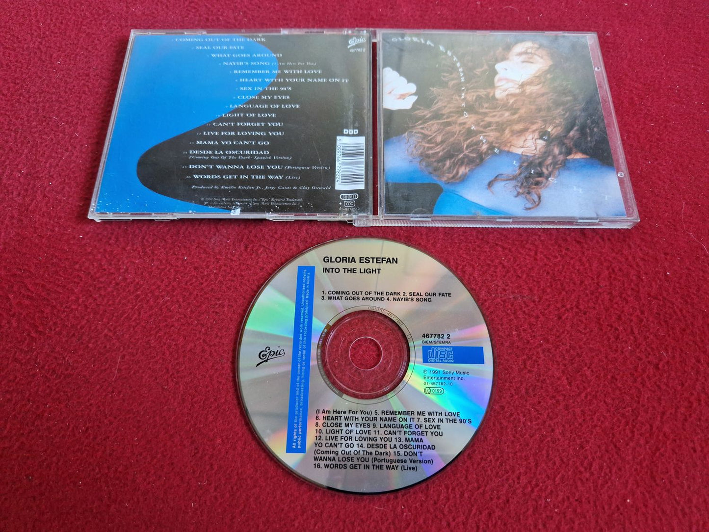 GLORIA ESTEFAN INTO THE LIGHT till CD
