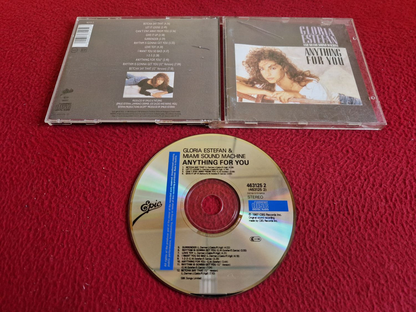 GLORIA ESTEFAN & MIAMI SOUND MACHINE ANYTHING FOR YOU CD