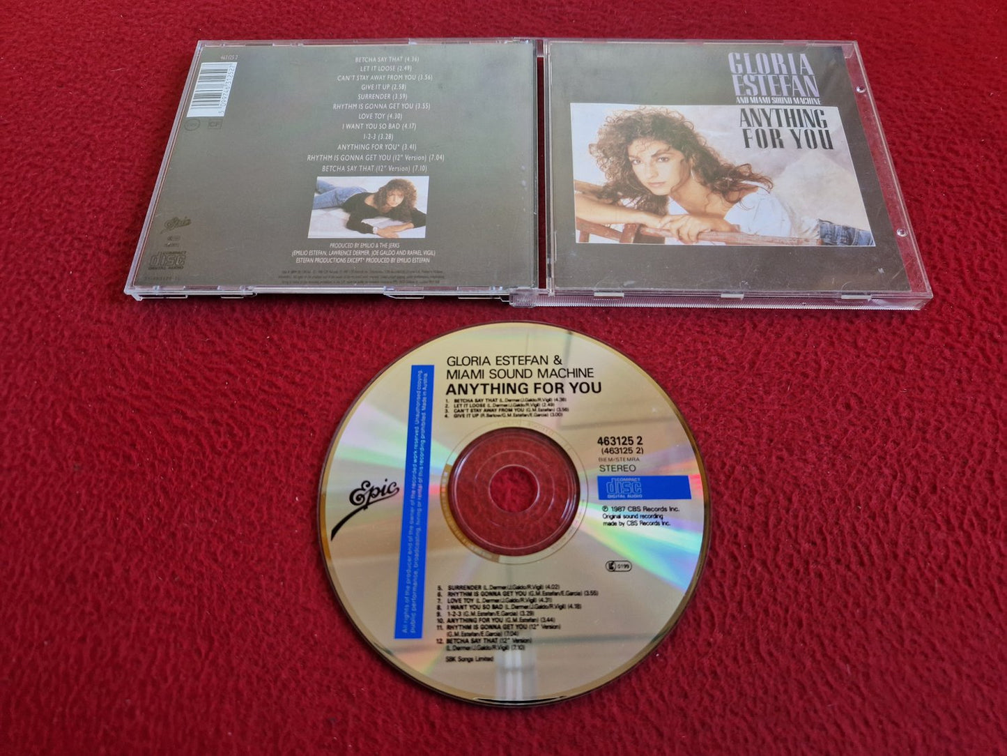 GLORIA ESTEFAN & MIAMI SOUND MACHINE ANYTHING FOR YOU CD