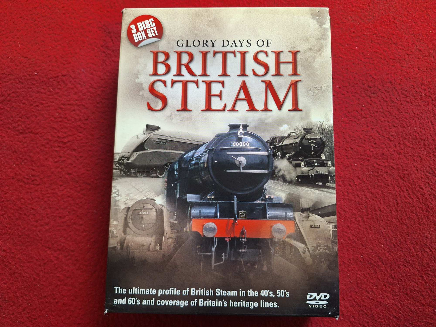 GLORY DAYS OF BRITISH STEAM BOX DVD
