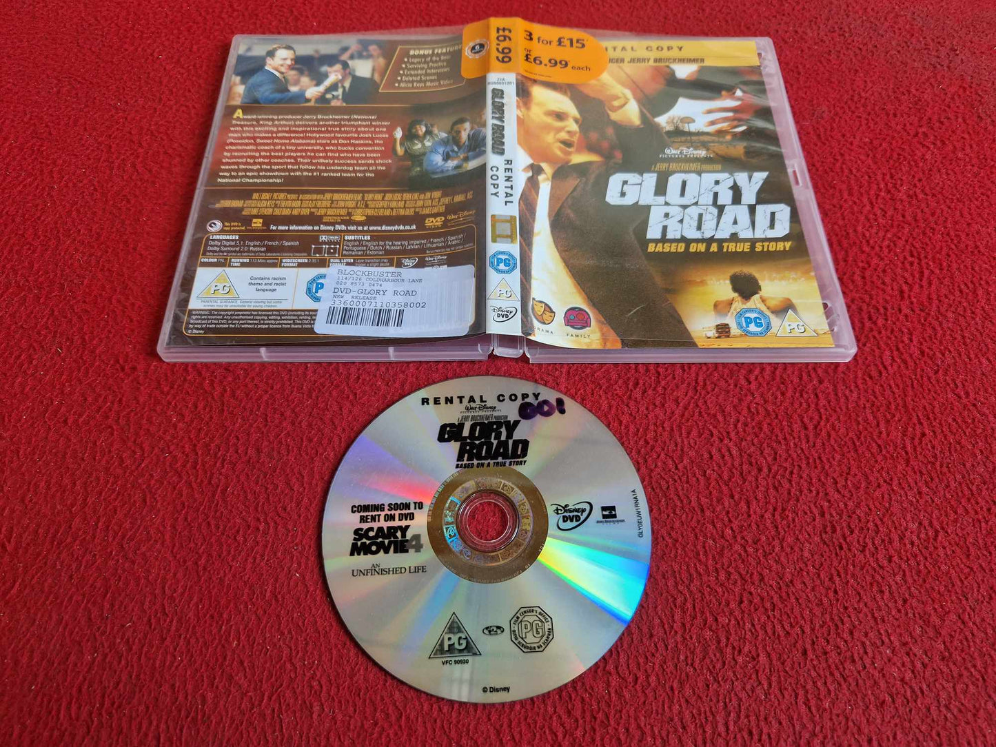 GLORY ROAD DVD