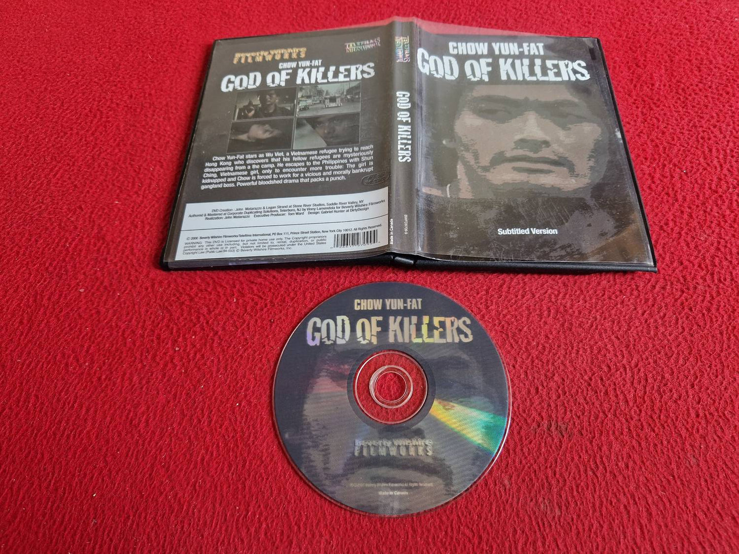 GOD OF KILLERS [ REGION 1 ] DVD