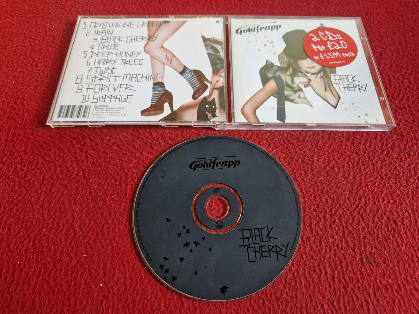 GOLDFRAPP BLACK CHERRY CD