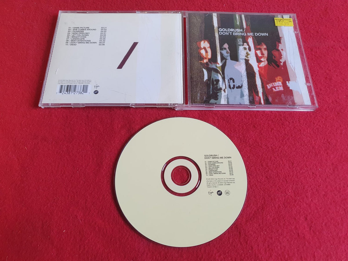 GOLDRUSH DON'T BRING ME DOWN till CD