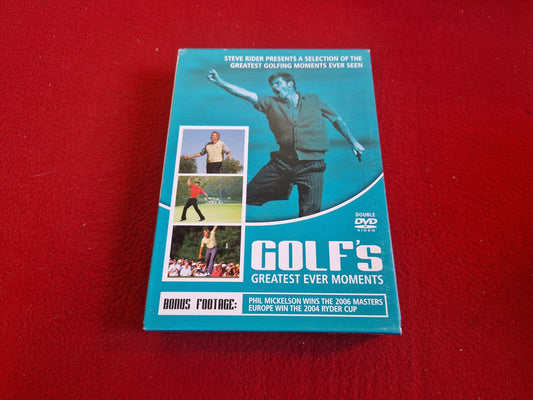 GOLF GREATEST MOMENTS - STEVER RIDER PRESENTS A SELECTION BOX till DVD