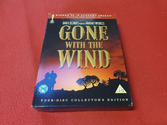 GONE WITH THE WIND 4-DISC COLLECTORS EDITION BOX till DVD