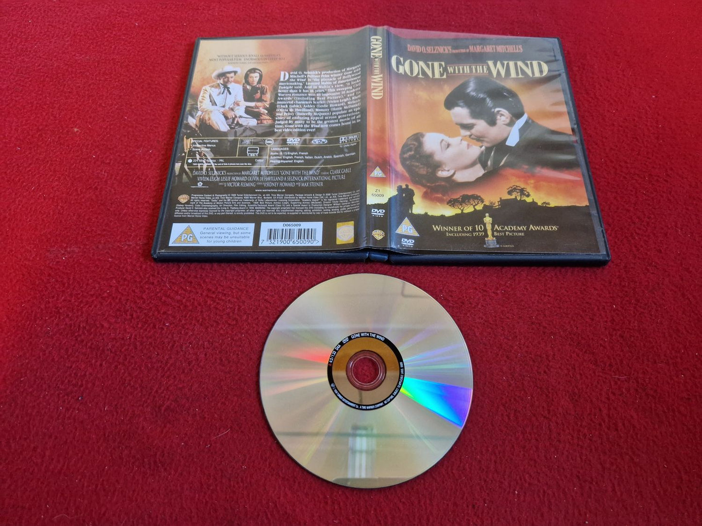 GONE WITH THE WIND DVD
