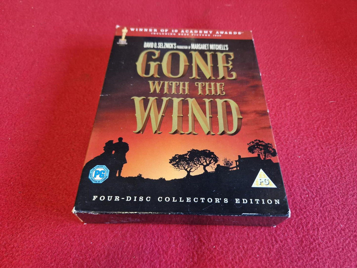 GONE WITH THE WIND FOUR-DISC COLLECTOR'S EDITION BOX till DVD