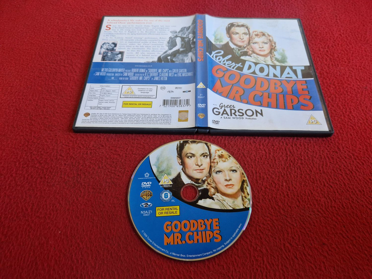 GOODBYE MR. CHIPS DVD