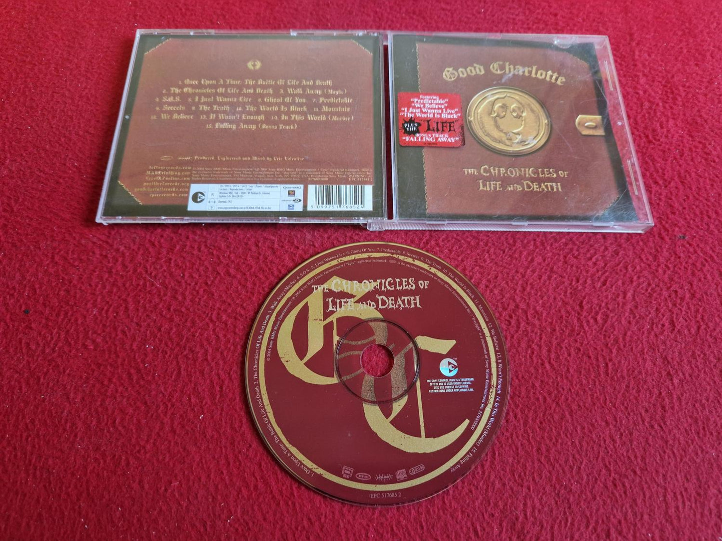 GOOD CHARLOTTE THE CHRONICLES OF LIFE AND DEATH CD