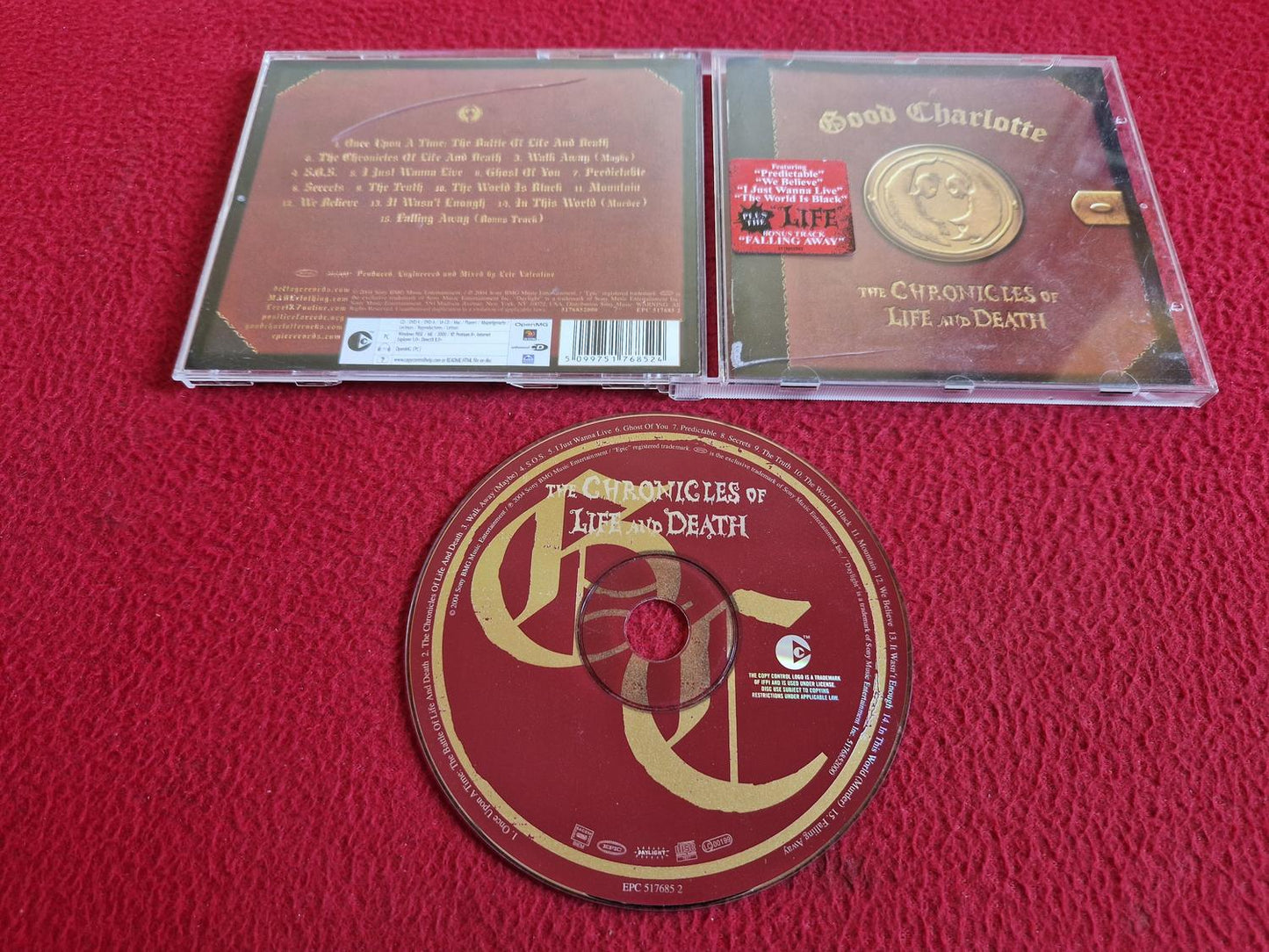 GOOD CHARLOTTE THE CHRONICLES OF LIFE AND DEATH CD