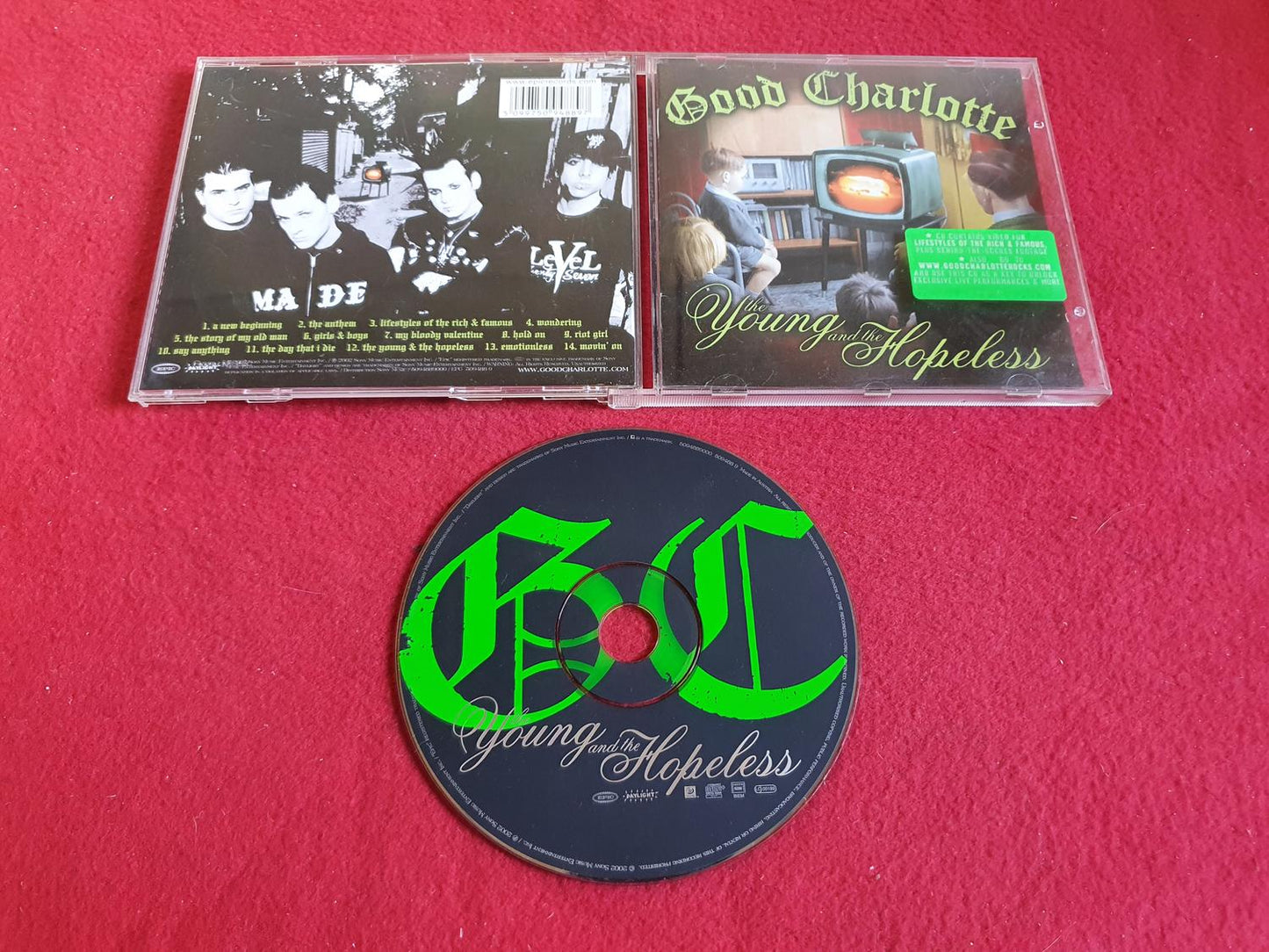 GOOD CHARLOTTE THE YOUNG AND THE HOPELESS till CD