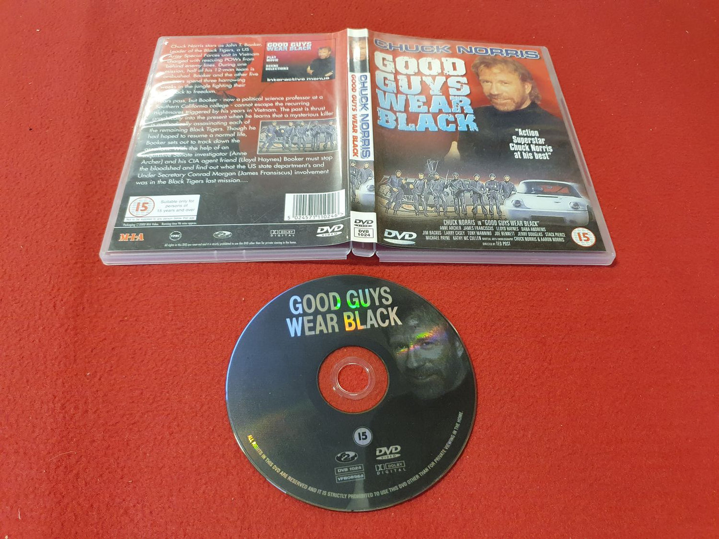 GOOD GUYS WEAR BLACK [ CHUCK NORRIS ] till DVD