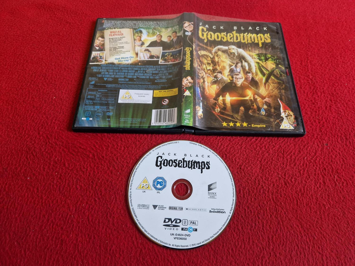 GOOSEBUMPS DVD