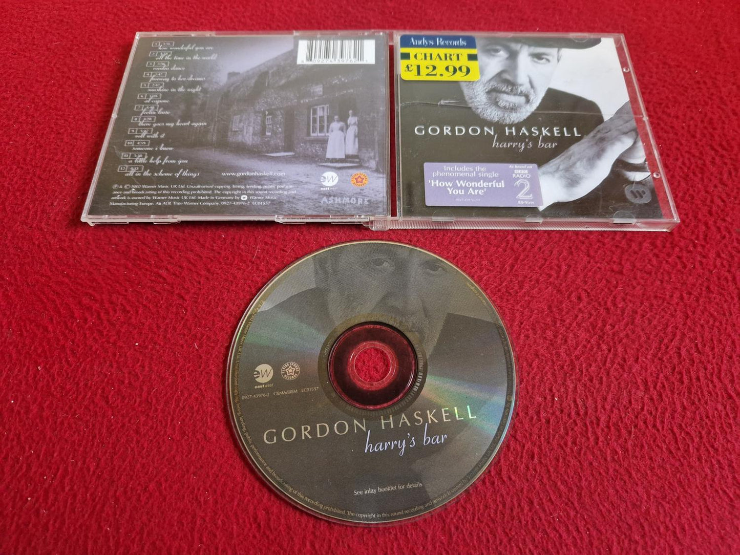 GORDON HASKELL HARRY'S BAR CD